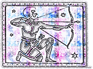 Zodiac Sign - Sagittarius Glitter