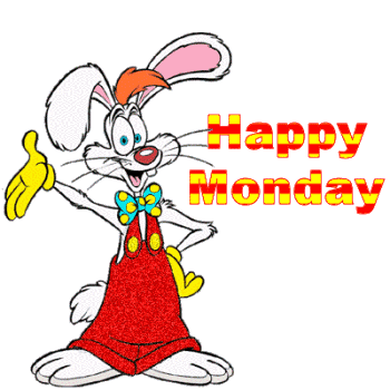 Colourful Happy Monday Glitter Image