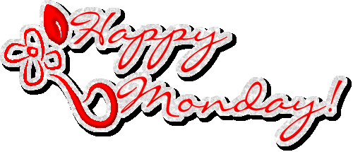 Happy Monday Glowing Image
