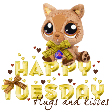 Happy Tuesday With Hugs Kisses