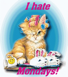 I Hate Monday Glitter Picture