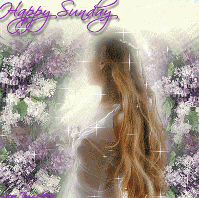 Angelic Sunday Glitter Graphic