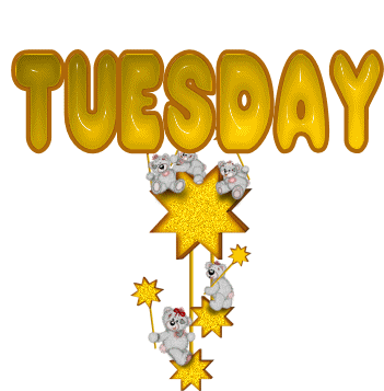 Sparking Happy Tuesday Glitter Image