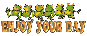 Enjoy Your Day With Dancing Frogs