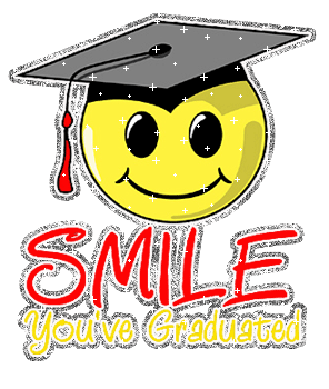 Smile You Have Graduated Glitter