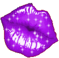 Glittering Purple Lips Image