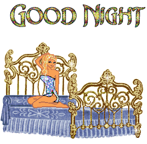 Golden Blue Good Night Glitter