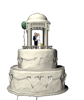 Wedding Ceremony Balloons With Cake