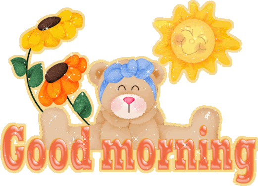 Bear Say Good Morning Image