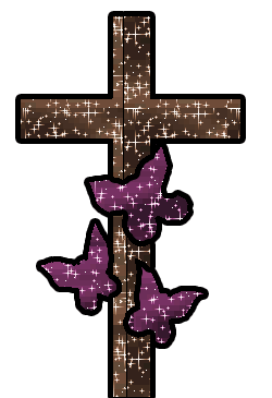 Beautiful Butterfly With Christian Sign