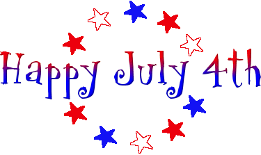 Happy 4th July Glitter Image