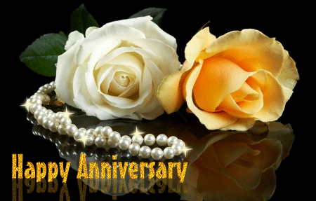 Happy Anniversary With Shining Pearls