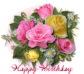 Happy Birthday Twinkling Rose Bouquet