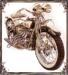 Harley Davidson Silver Bike