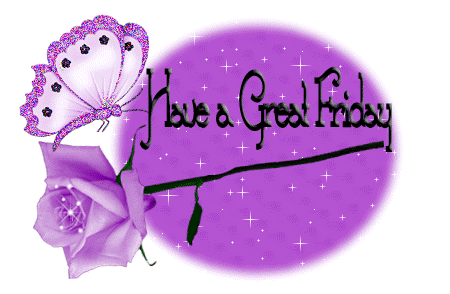 Have a Great Friday Glitter Graphic