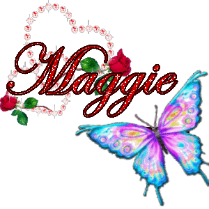 Maggie Butterfly Glitter Image