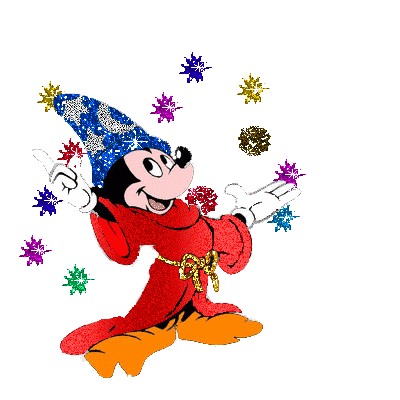 Mickey Mouse Wearing Glittering Cap