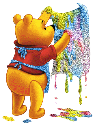 Pooh Draw A Painting