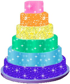 Rainbow Cake Glitter