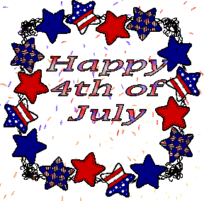 Sparkling Happy 4th July Image