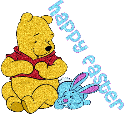 Winnie The Pooh Say Happy Easter