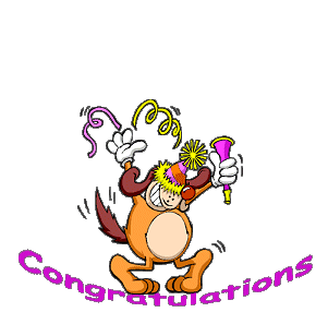 Image result for cute congrats animated gif