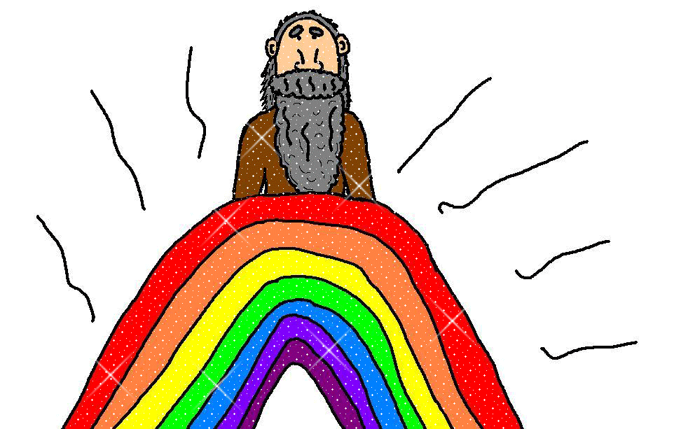 Animated Rainbow Glitter Image