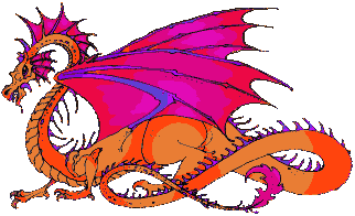 Colourful Dragon Glitter