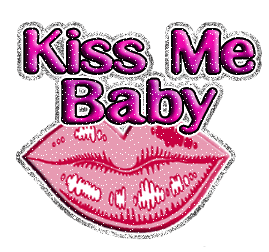 Kiss Me Baby Pnk Lips Glitter