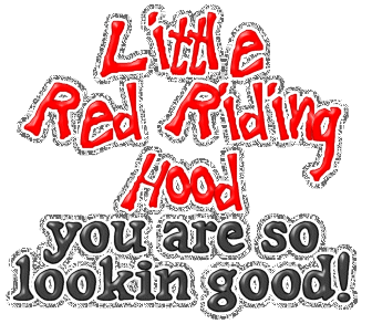 Little Red Riding Hood Glitter Image