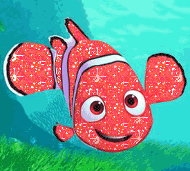Red Nemo Glitter Picture