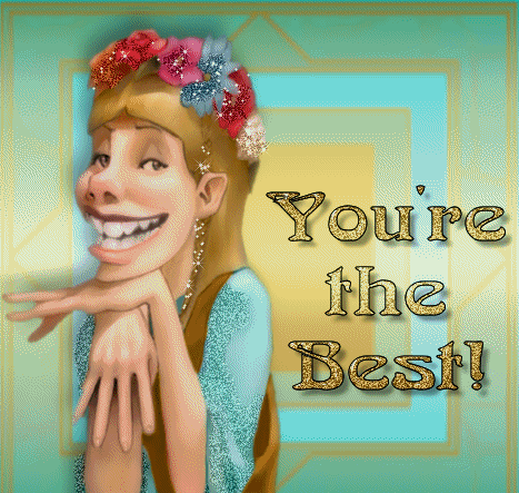You're The Best Graphic Girl Image