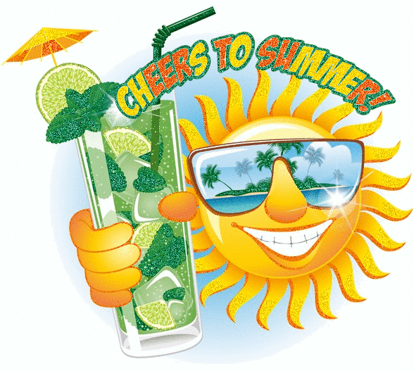 Awesome Graphic Cheers To Summer