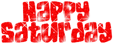 Blinking Happy Saturday Graphic