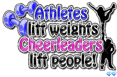 Cheerleaders Lift People