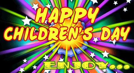 Enjoy Happy Children's Day Graphic