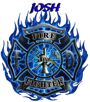 Fire Fighter Colourful Graphic