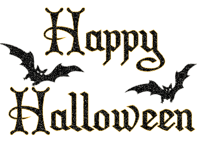 Happy Halloween Bat Graphic