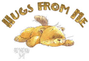 Hugs From Me Bear Graphic