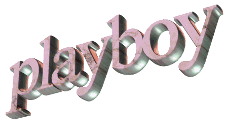 Playboy Word Art Graphic