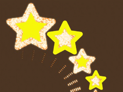 Retro Stars Glitter