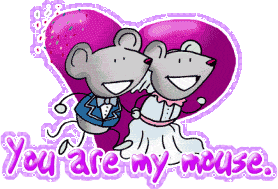 You Are My Romantic Mouse Graphic