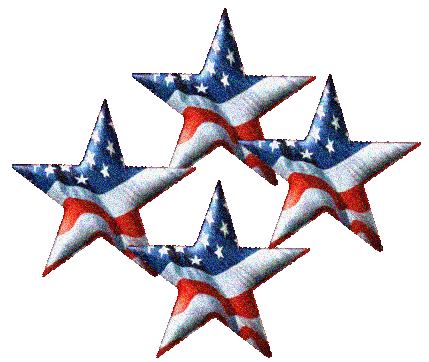 American Flag Stars Graphic