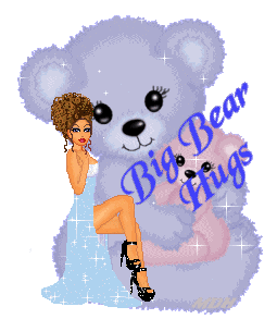Big Bear Hugs Girl Graphic