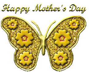 Colourful Butterfly Happy Mother's Day Graphic