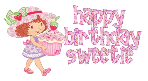 Cute Graphic Happy Birthday Sweetie