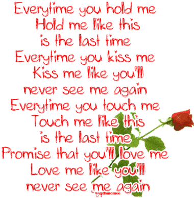 Everytime You Hold Me