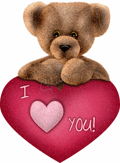 Teddy With Heart Glitter 