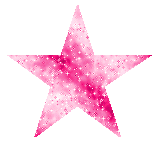 Pink Glittering Star