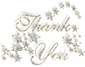 Silver Glitter Thank You